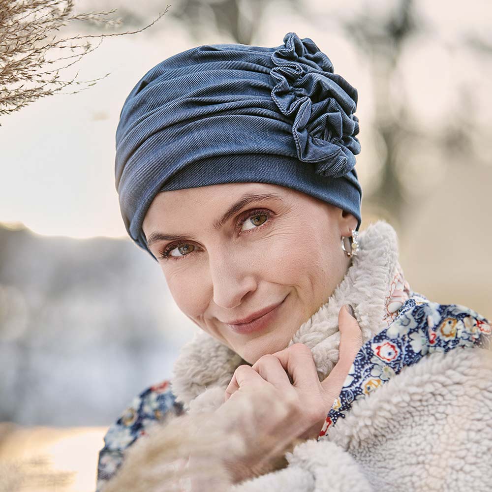 Christine Headwear Dark Blue Denim / 4 mallia