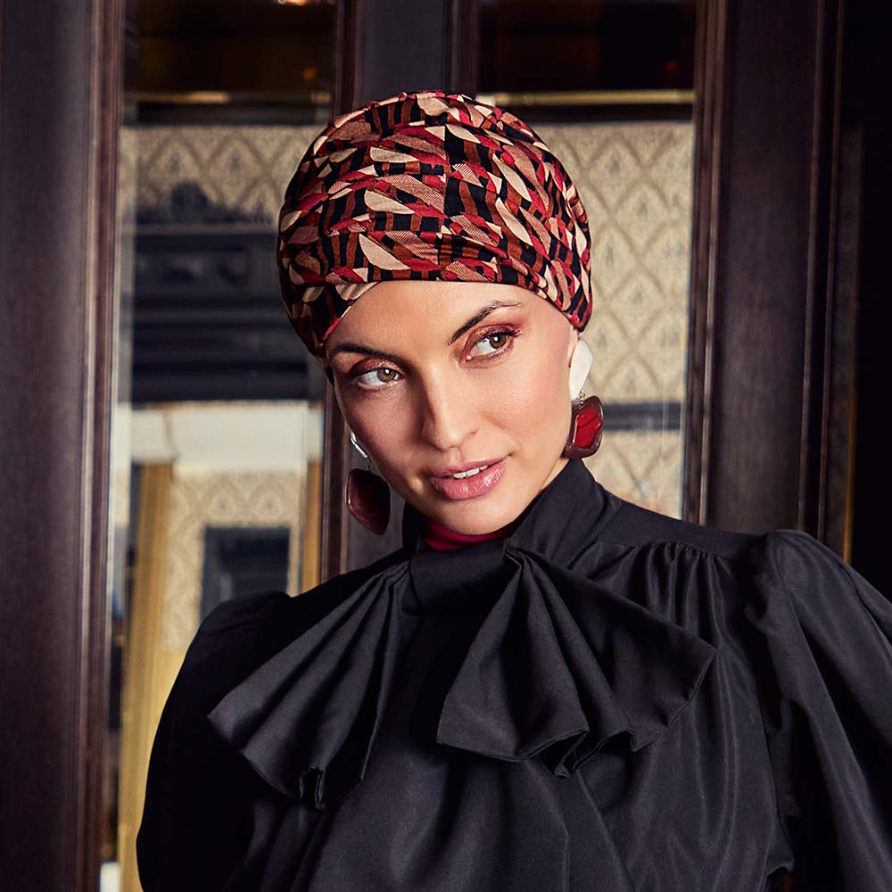 HocSapphire Boho -Turban / Syysvärit - Hiusextra