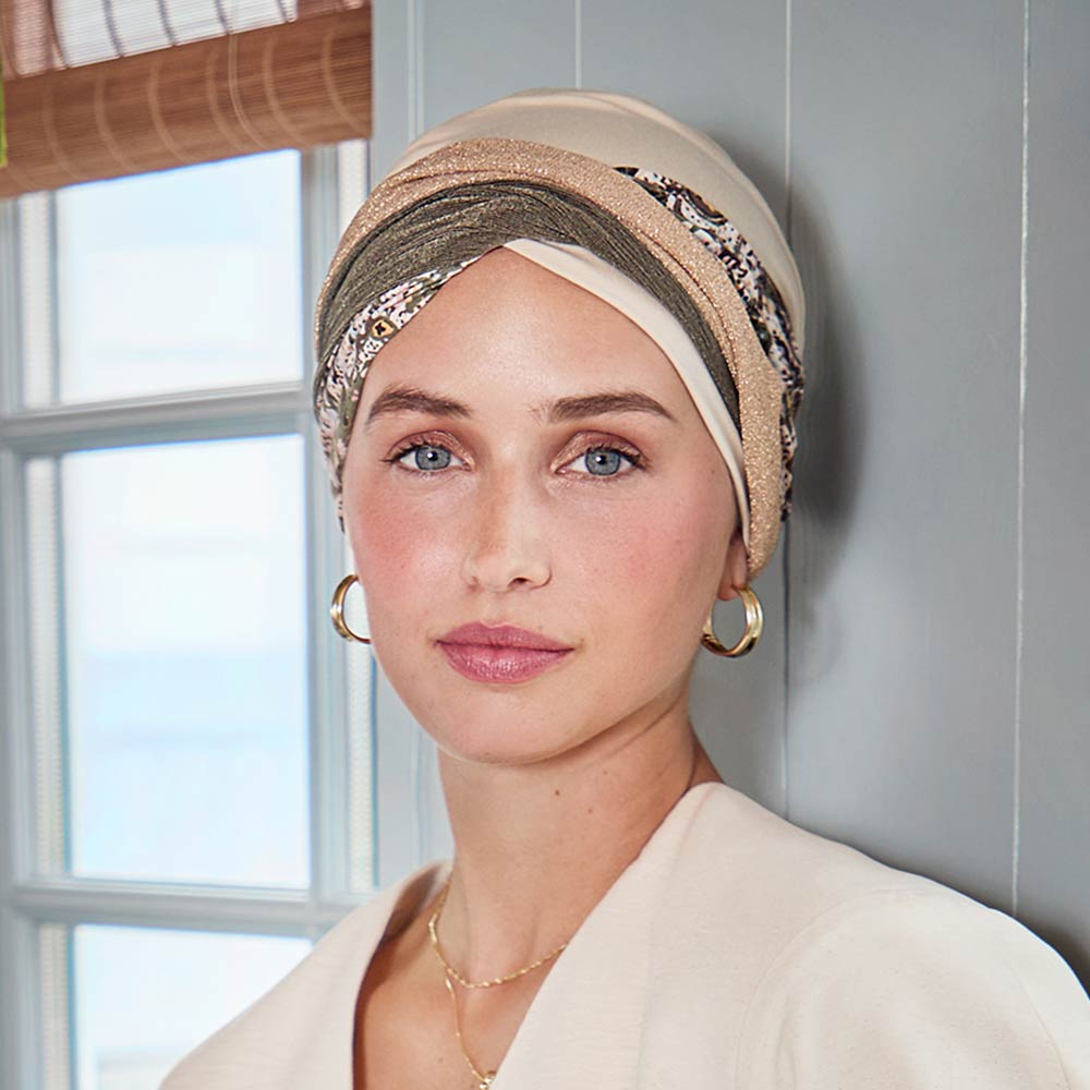 HocShakti turban printtipanta Kesä 2026 - Hiusextra