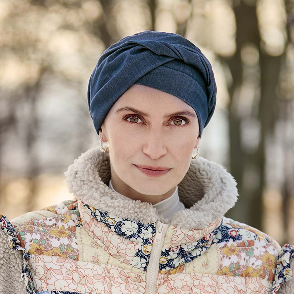 Christine Headwear Dark Blue Denim / 4 mallia