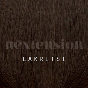 Aitohius poninhäntä 45cm Väri #1B Lakritsi