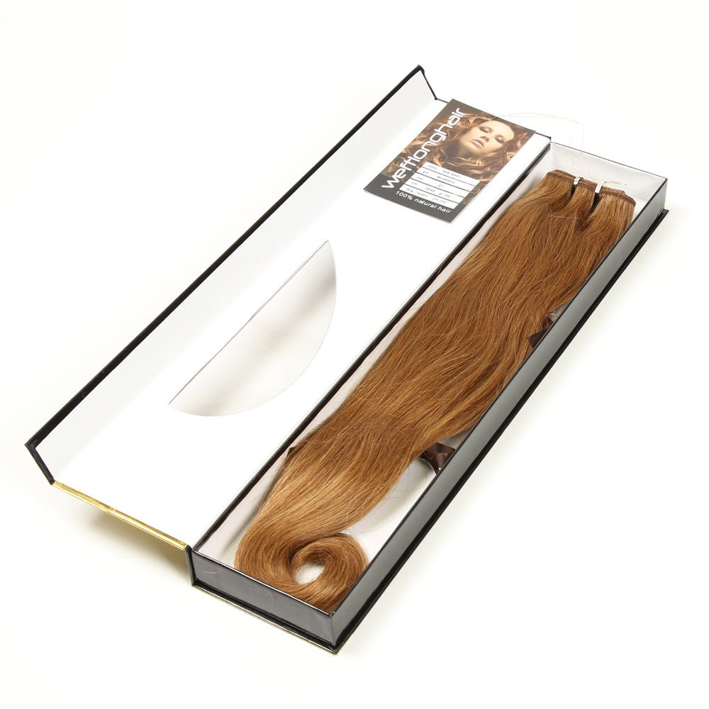 SHE aitohiusnauha 50/55cm 100% remy - hius väri 27 - Hiusextra