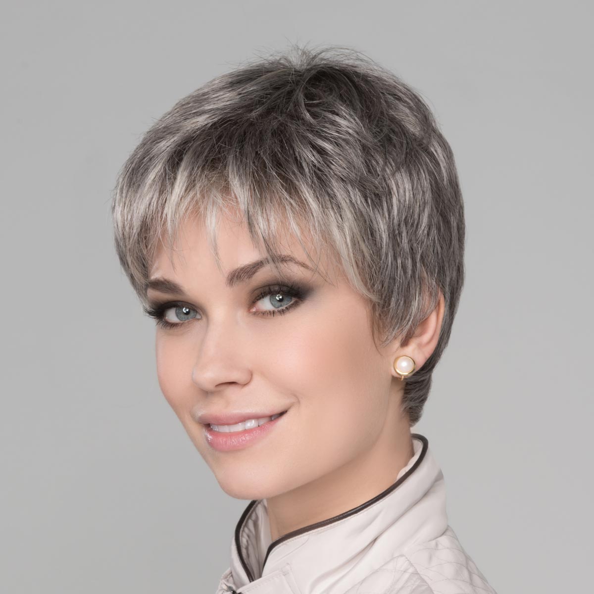 Ginger mono peruukki saltpepper mix