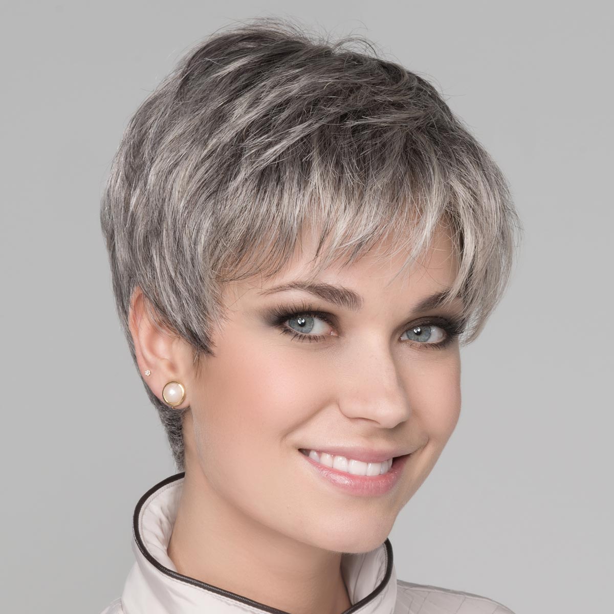 Ginger mono peruukki saltpepper mix