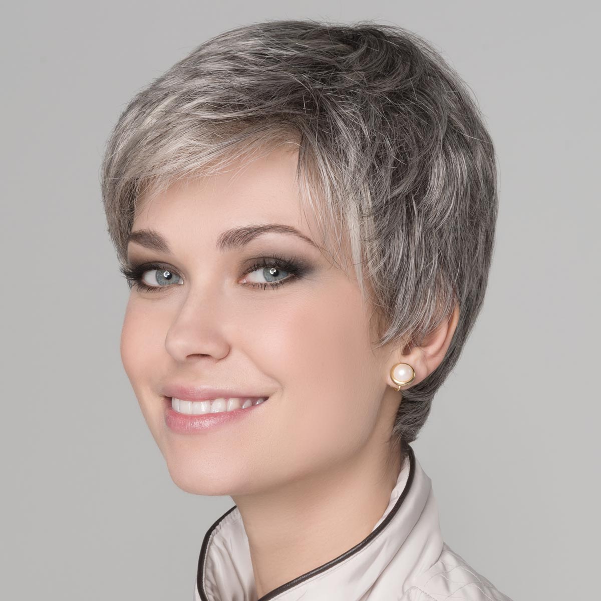 Ginger mono peruukki saltpepper mix